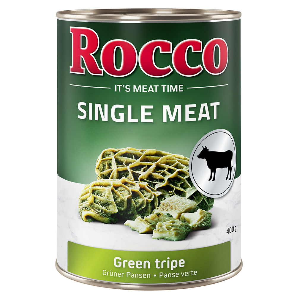 Korzystny pakiet Rocco Single Meat, 12 x 400 g  - Żwacze