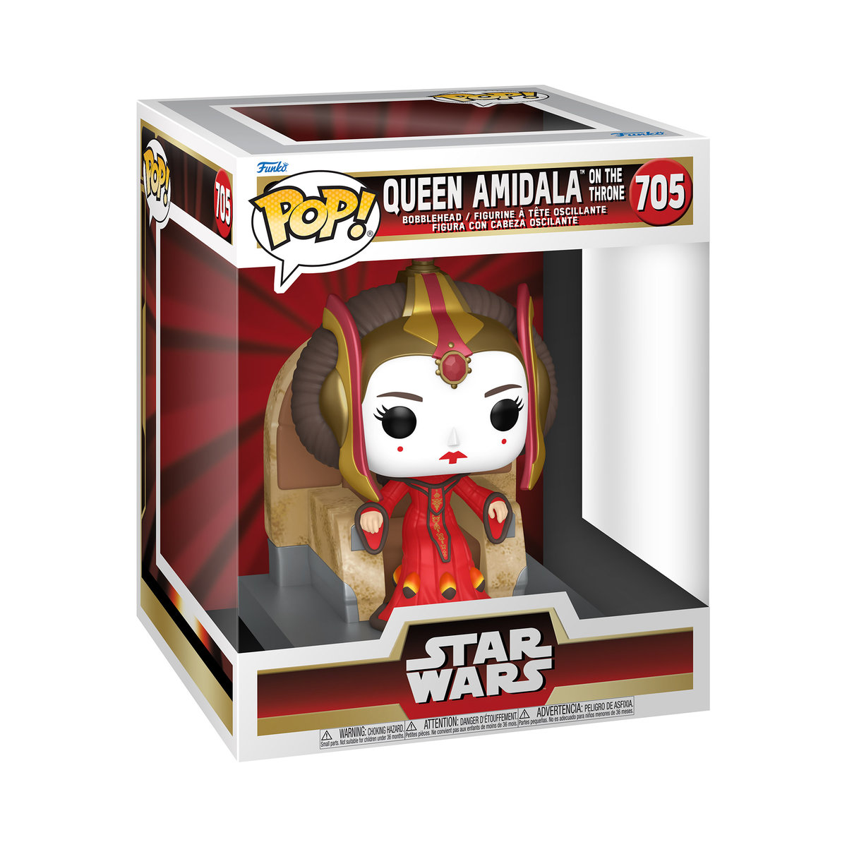 Funko POP! Star Wars, figurka kolekcjonerska, Queen Amidala, 705
