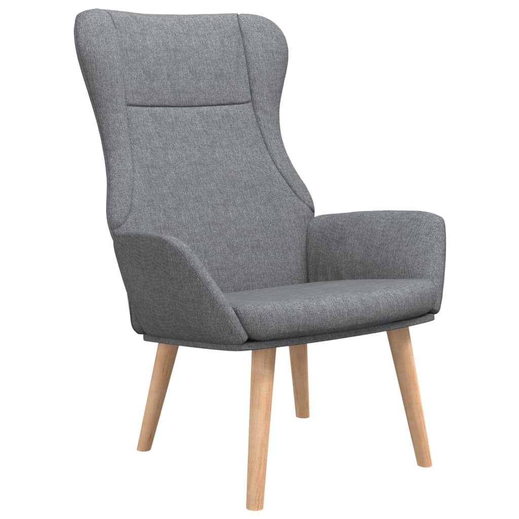 Fotel relaksacyjny 70x77x94cm, jasnoszary / AAALOE