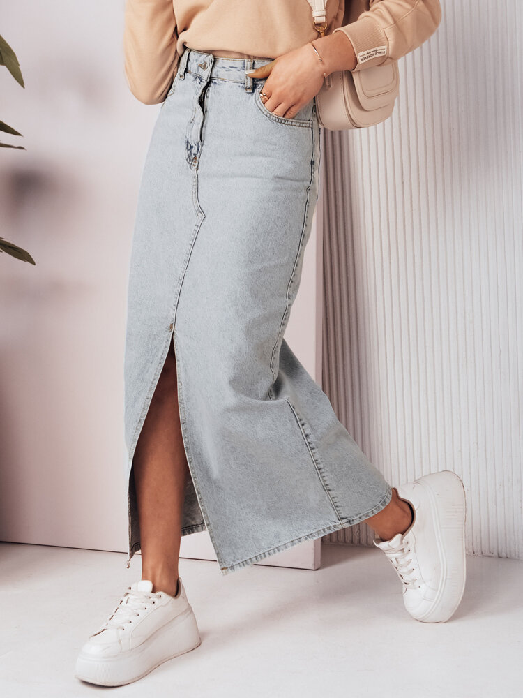 Spódnica jeansowa VIRTON niebieska Dstreet CY0441-S