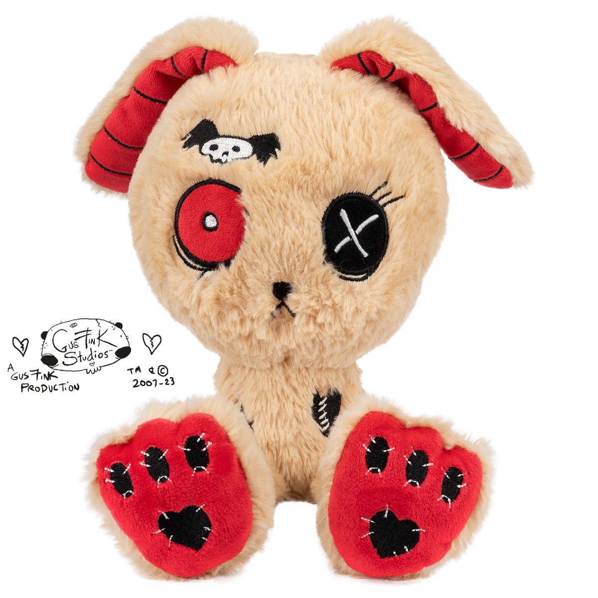 Maskotka Gus Fink beżowy kot Numb x Bunny