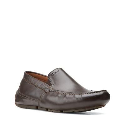 Clarks Markman Plain [dark brown leather] - rozmiar 42