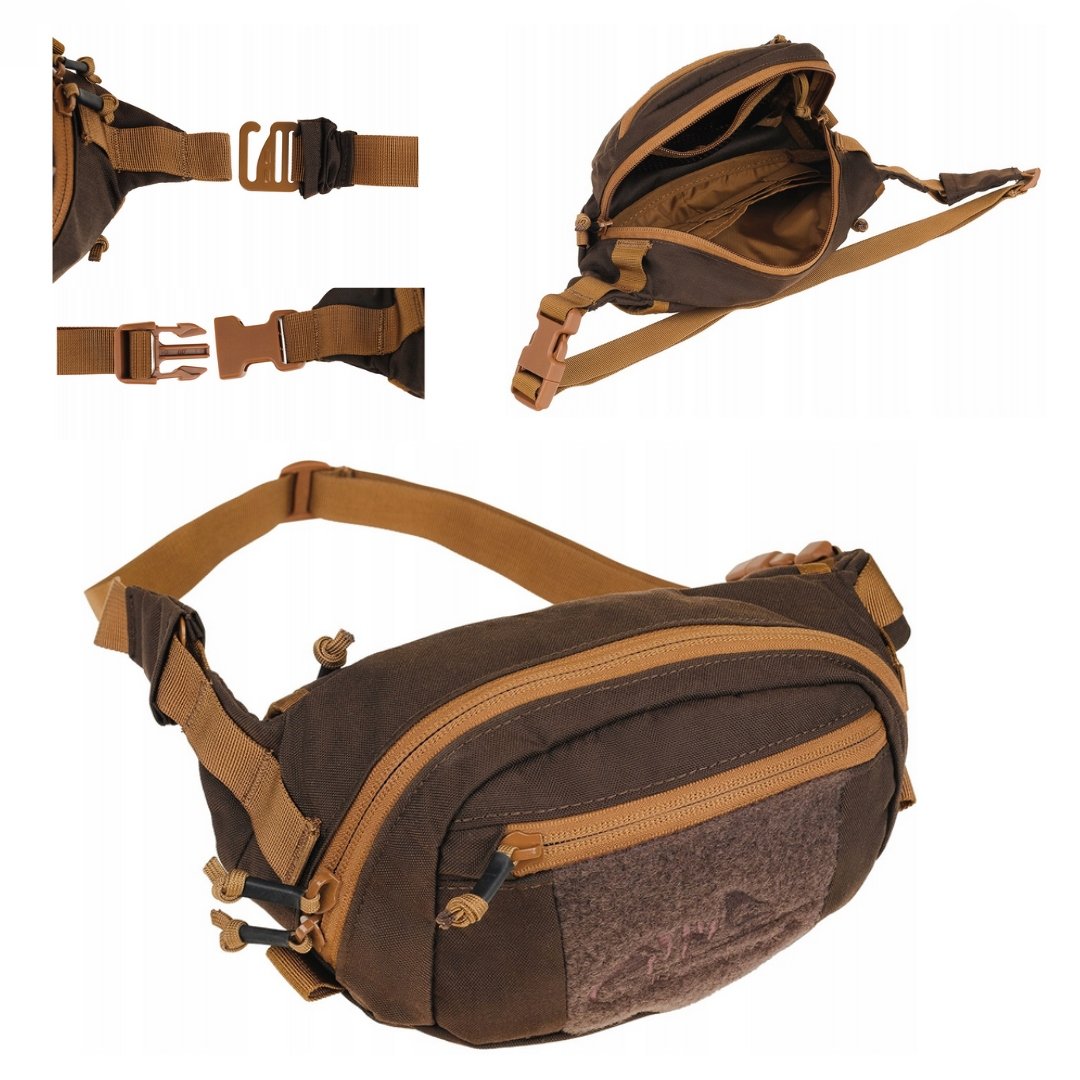 NERKA BIODROWA JEDNOKOMOROWA POSSUM UNIWERSALNA POJEMNOŚĆ 1.5L BROWN / CLAY