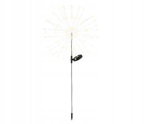Lampa solarna wbijana ogrodowa gwiazda 90 cm