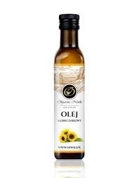 Olej słonecznikowy 250ml tłoczony na zimno Olejarnia Niwki