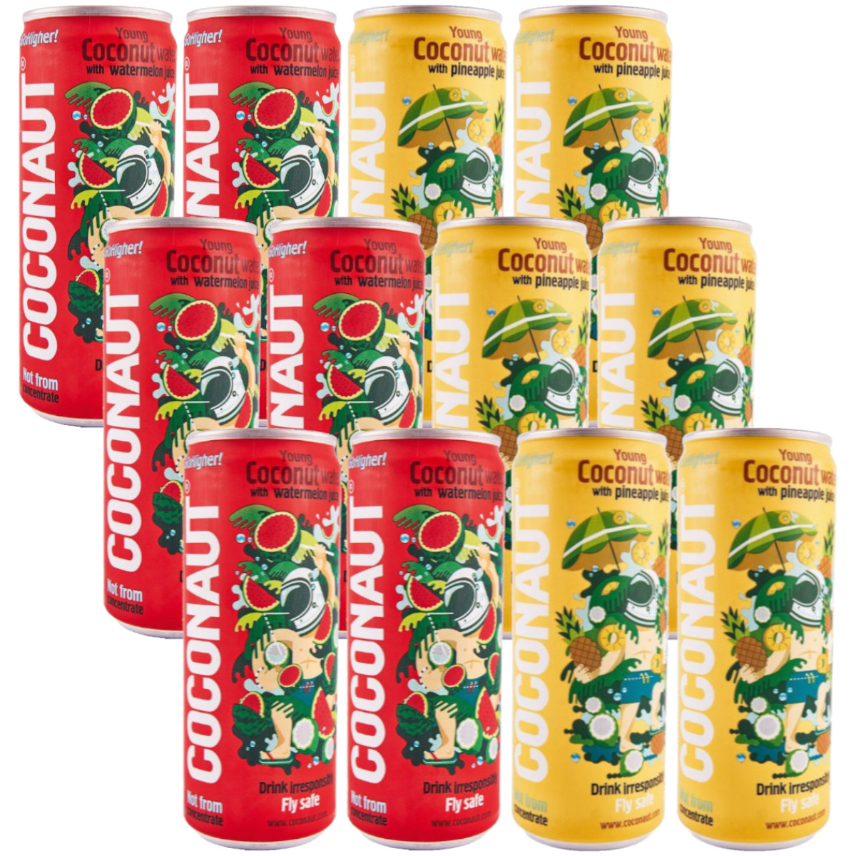 Woda kokosowa COCONAUT sok NFC 12 x 320 ml