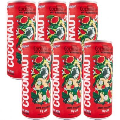 6x Woda kokosowa COCONAUT z sokiem arbuzowym 320 ml