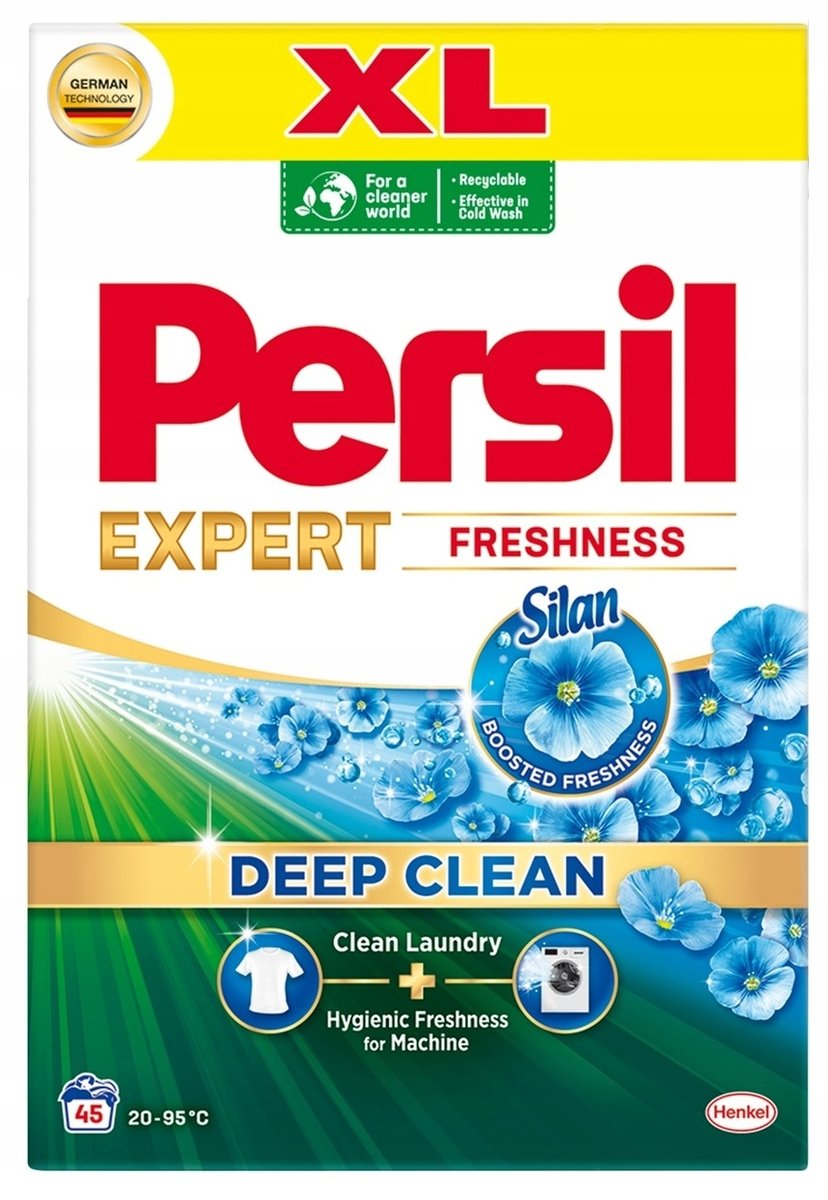 PERSIL PROSZEK DO PRANIA BY SILAN 20 - 95°C DO BIAŁEGO 2,475 KG (45 PRAŃ)
