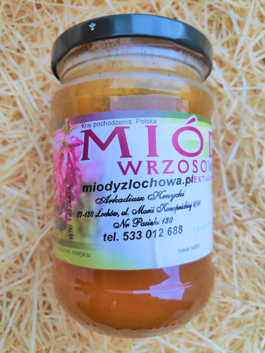 Miód wrzosowy 400g Miody z Łochowa