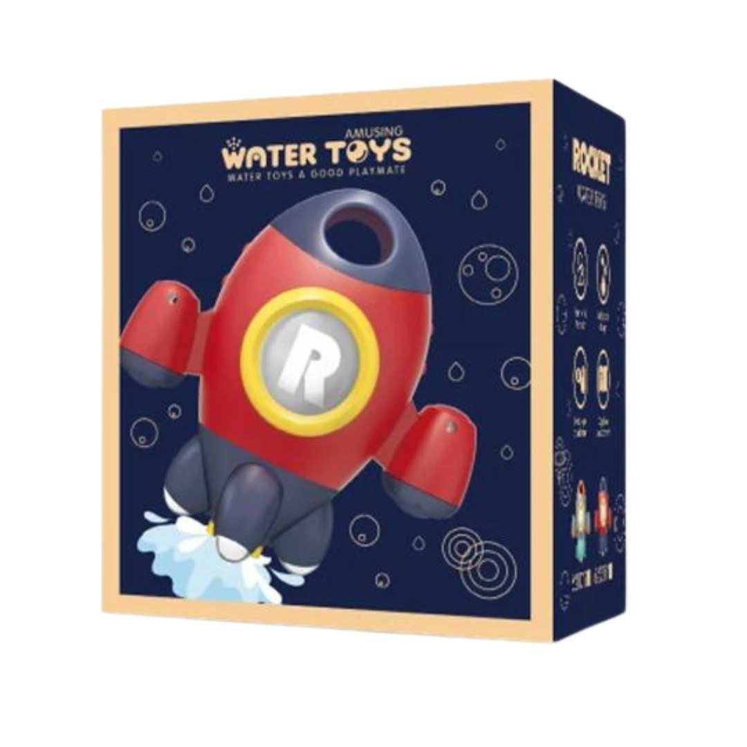 ZABAWKA DO KĄPIELI RAKIETA STRUMIEŃ WODY BEZPIECZNE WYKONANIE WODNA ZABAWA