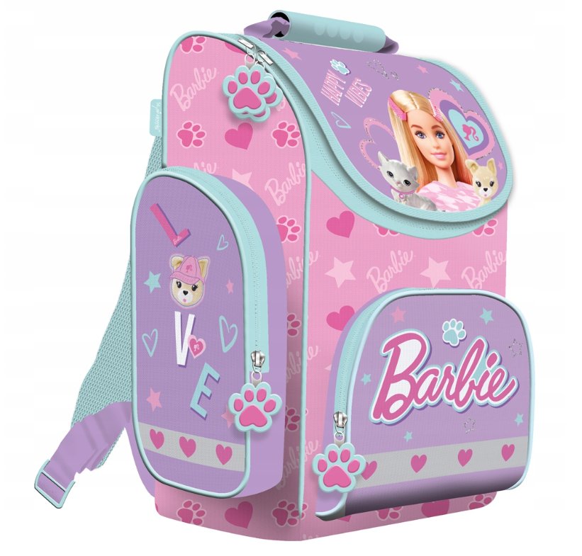 TORNISTER JEDNOKOMOROWY BARBIE ST. MAJEWSKI