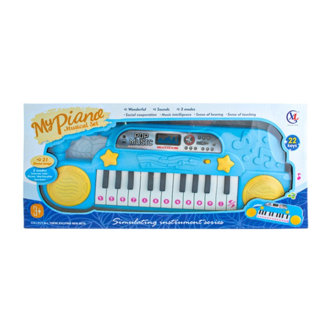 ELEKTRONICZNE PIANINO ORGANKI DLA DZIECI INSTRUMENT MUZYCZNY WGRANE UTWORY