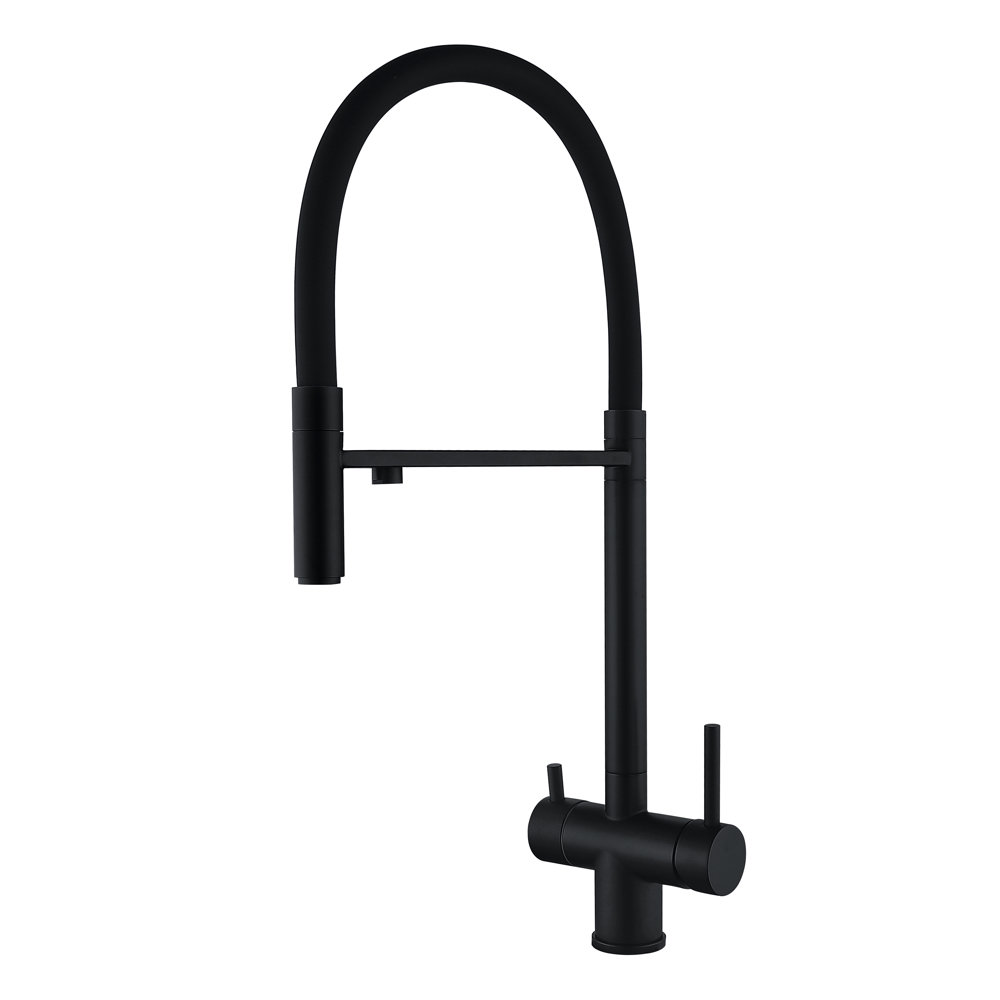 Bateria kuchenna WEZER TOP4-01-BLACK z podłączeniem do filtra wody