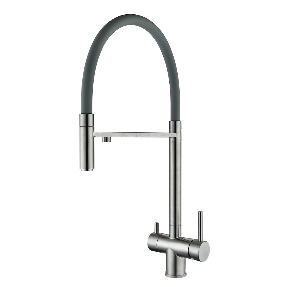 Bateria kuchenna WEZER TOP4-01-GRAY z podłączeniem do filtra wody