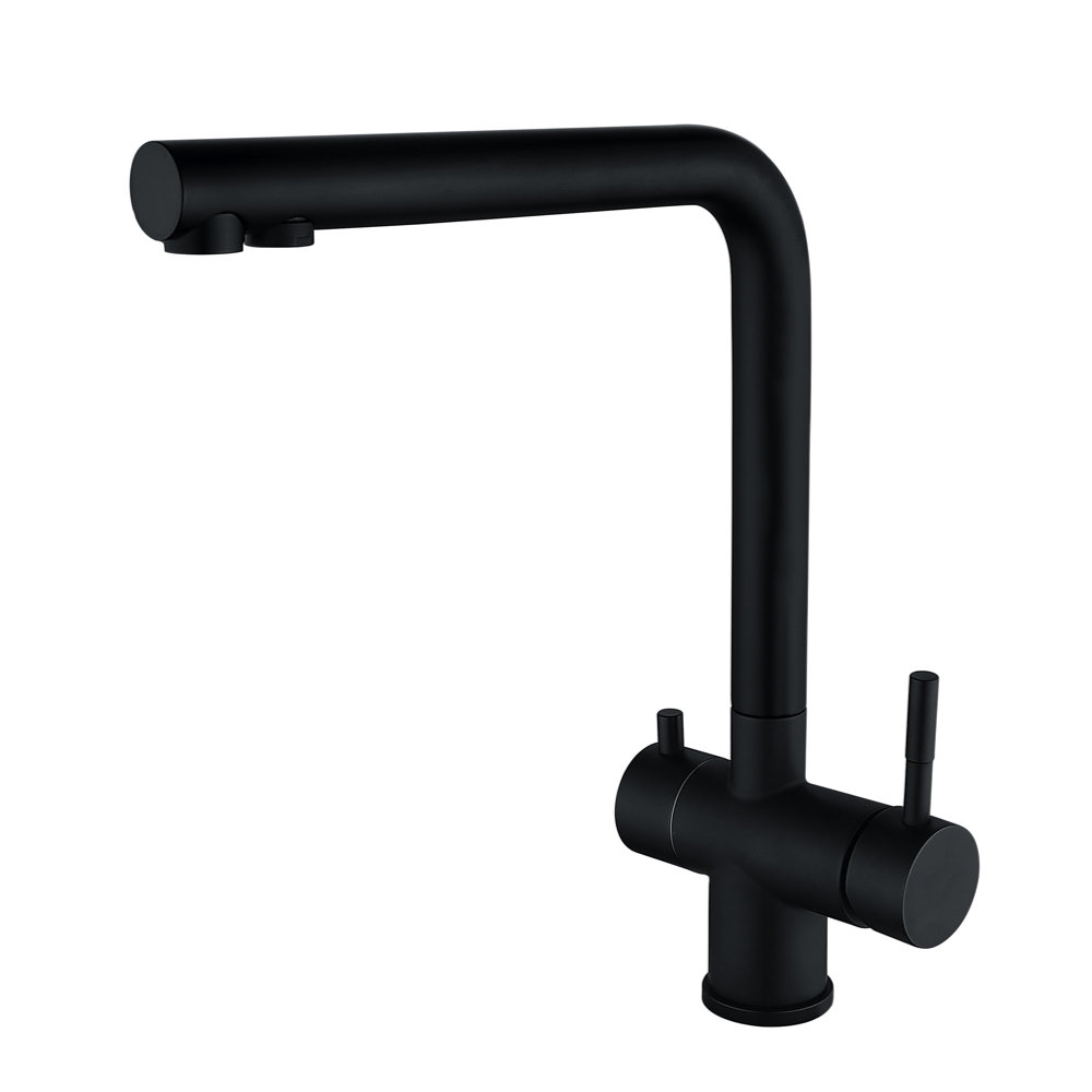 Bateria kuchenna WEZER EKO41C-01-BLACK z podłączeniem do filtra wody