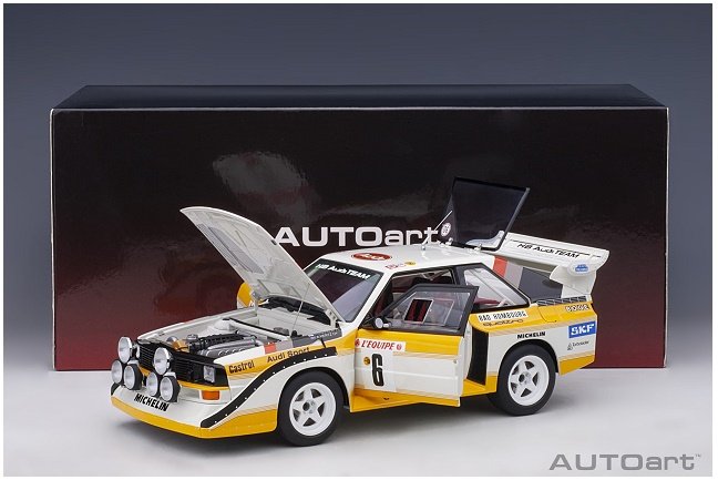 Autoart Audi Sport Quattro S1 #6 Rally Monte Ca 1:18 88602