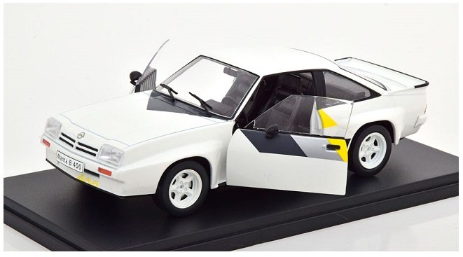 Atlas Opel Manta B 400 White Decorated 1:24  Ab24P003