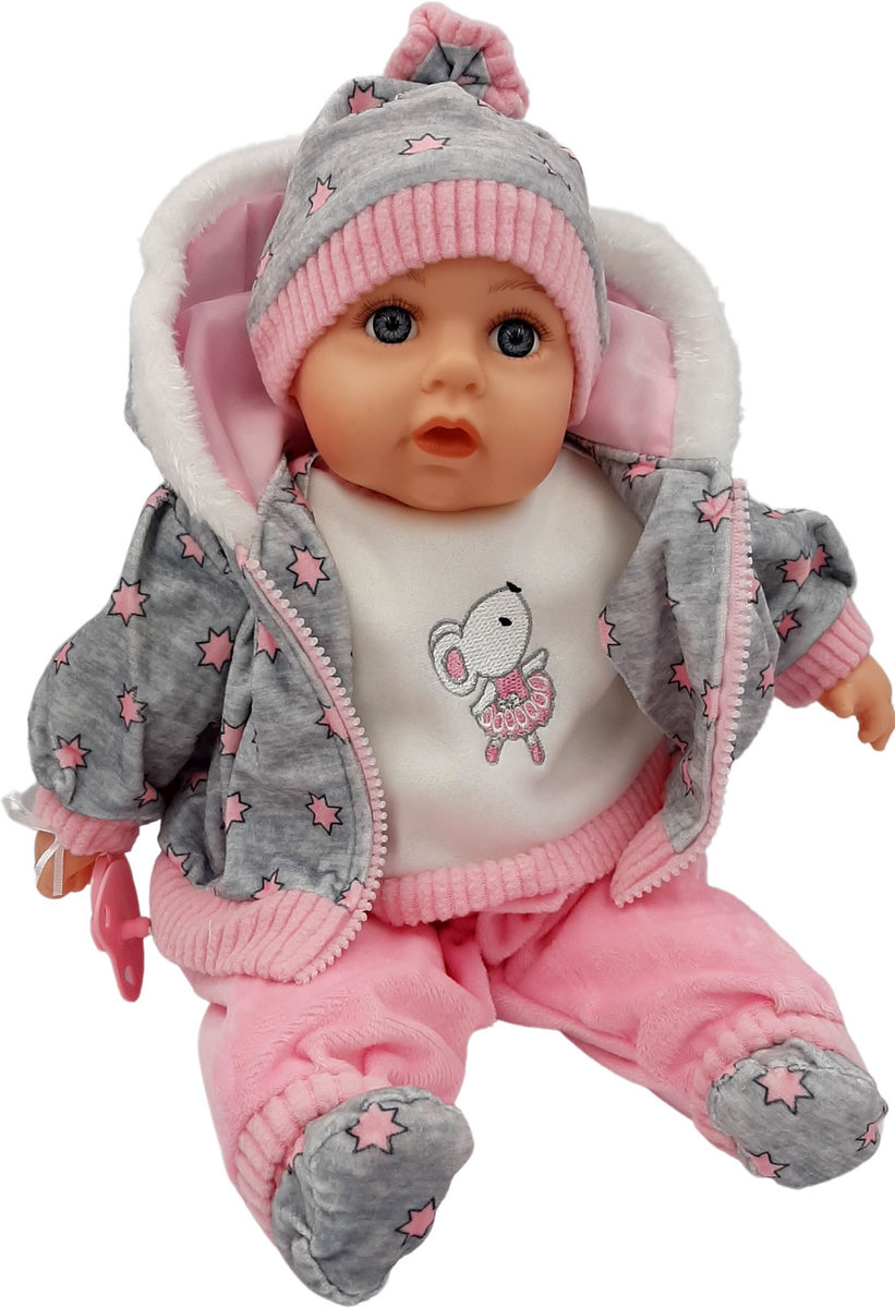 MARIOTOYS LALKA BOBAS 45 CM MÓWI I ŚPIEWA PO POLSKU - 39