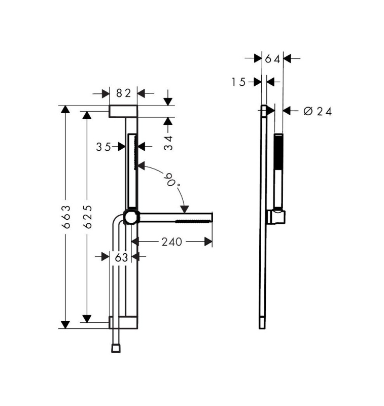 Hansgrohe Pulsify S Zestaw prysznicowy natynkowy chrom 24373000 - Napisz do nas i zyskaj dodatkowy rabat