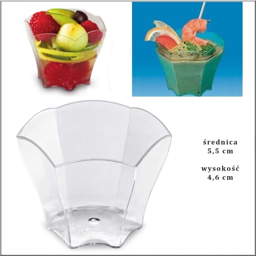 Kubek fingerfood 75ml ś.55mm pucharek 24szt $