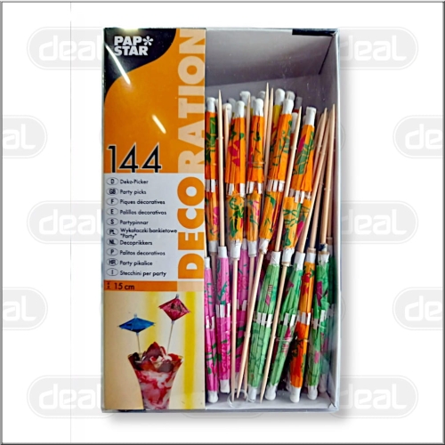 Wykałaczki bankietowe 15cm Party drewno