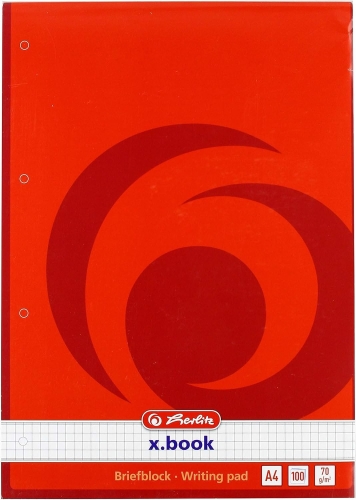 Notatnik Zeszyt A4 w Kratkę 100 stron 1szt Herlitz