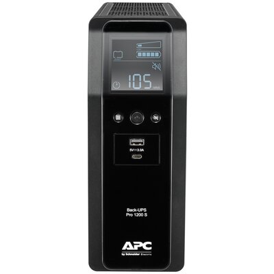 APC BACK UPS PRO BR 1200VA zasilacz UPS Technologia line-interactive 720 W 8 Gniazdo(a) sieciowe
