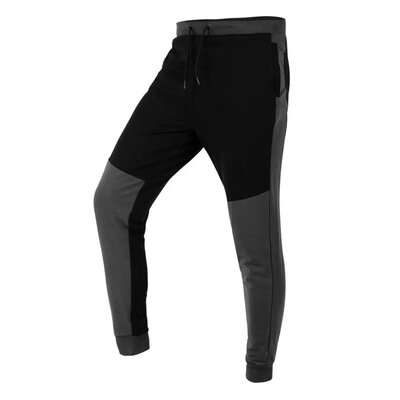 Spodnie dresowe męskie robocze monterskie COMFORT, szaro-czarne, rozmiar M NEO 81-283-M