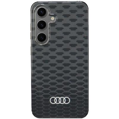Audi IML Pattern MagSafe Case S24 S921 czarny/black hardcase AU-IMLMS24-Q5/D3-BK