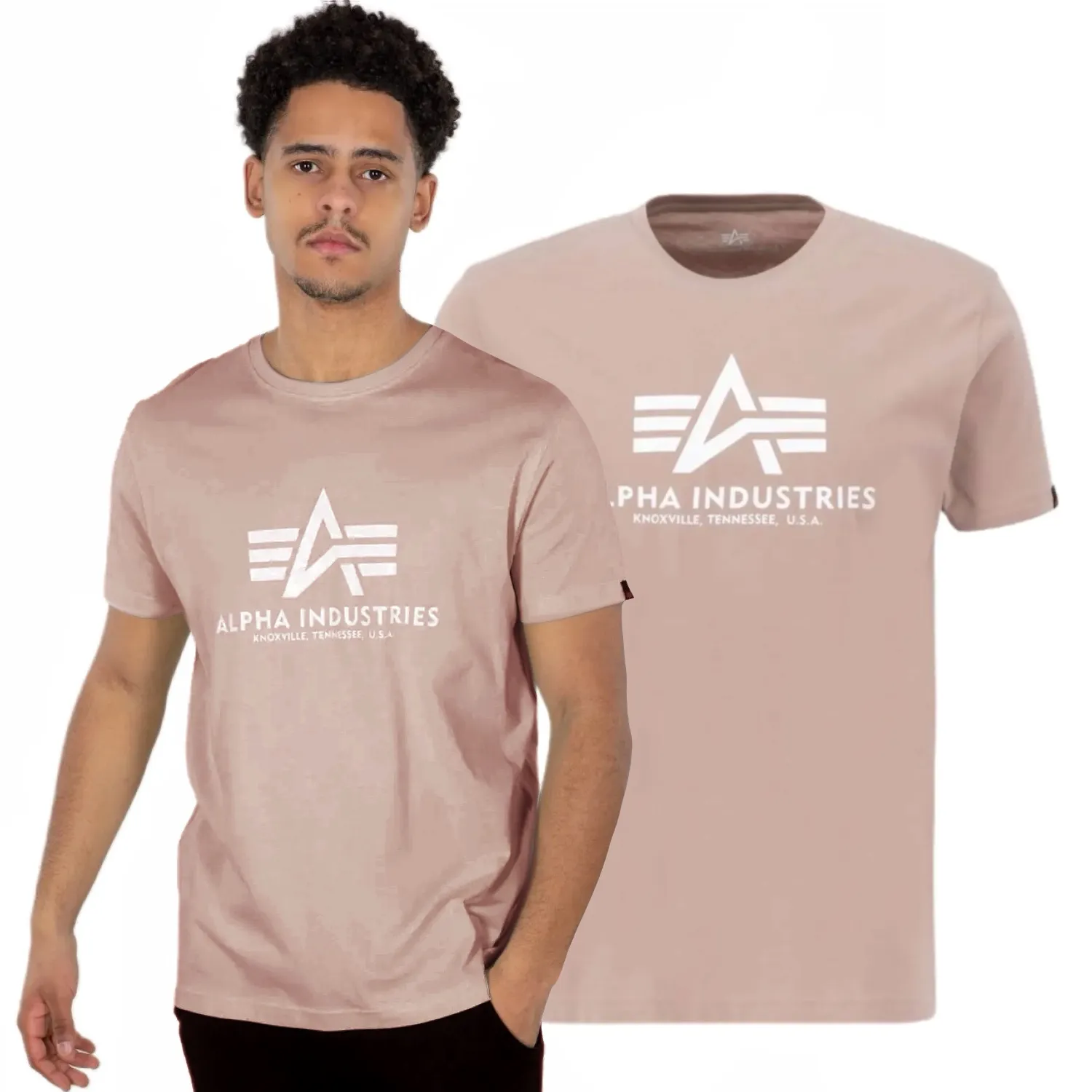 Alpha Industries Koszulka Basic 100501 721 - Dusty Coral