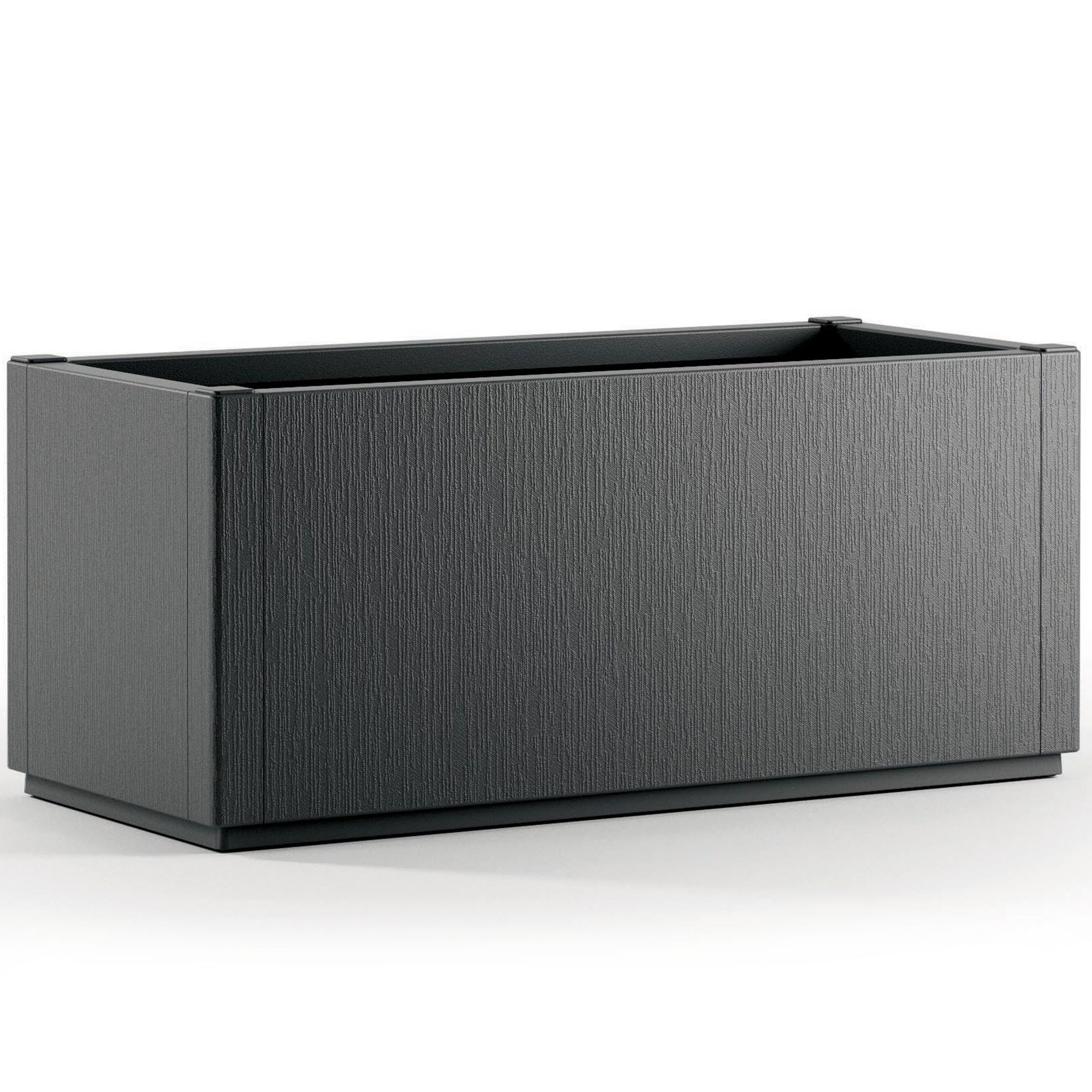 Doniczka plastikowa Ethica antracyt 80x36x36cm