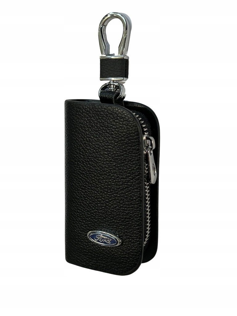 SKÓRZANE ETUI na klucze FORD logo KLUCZYK samochodowy ELEGANCKI brelok
