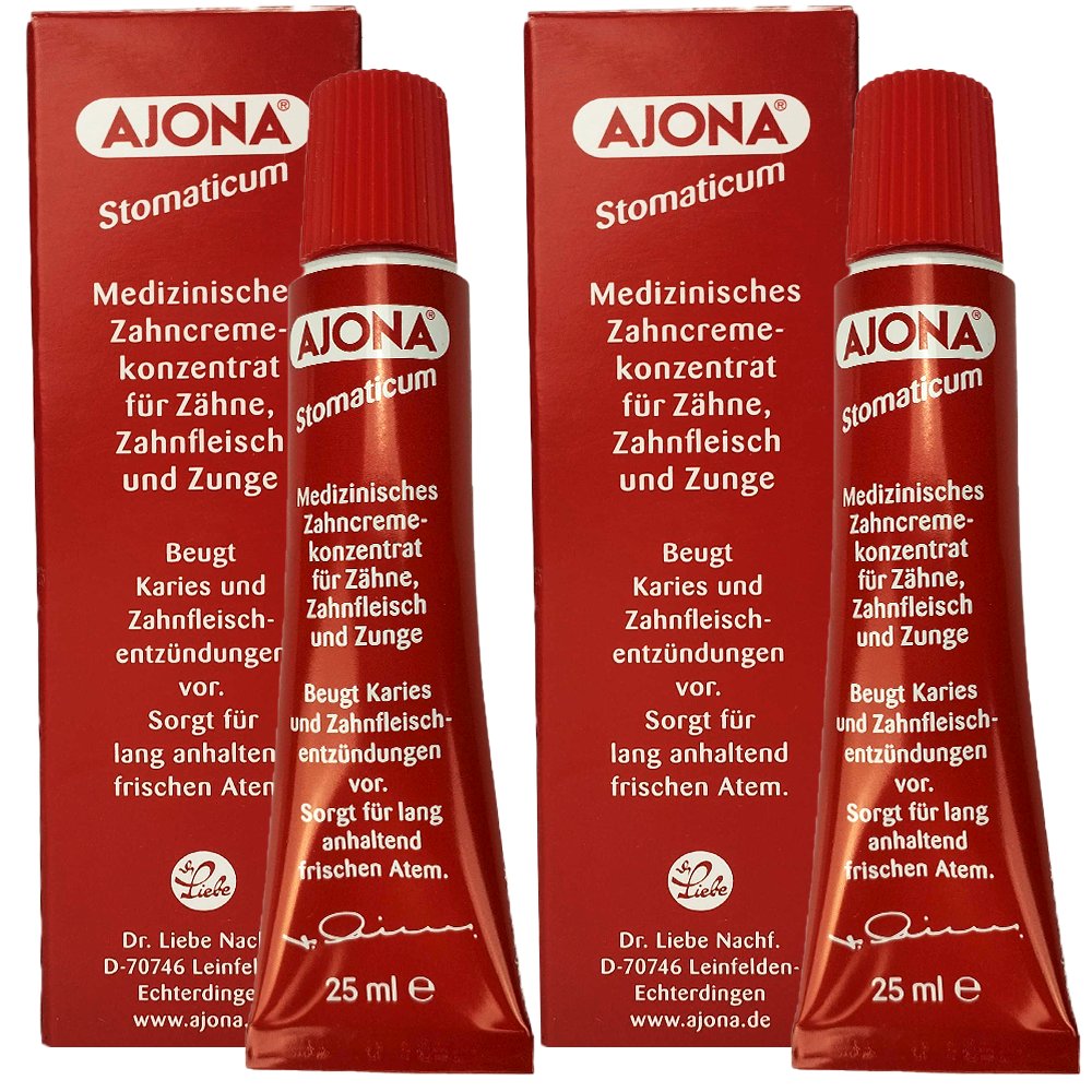 AJONA Pasta do zębów 25ml X2
