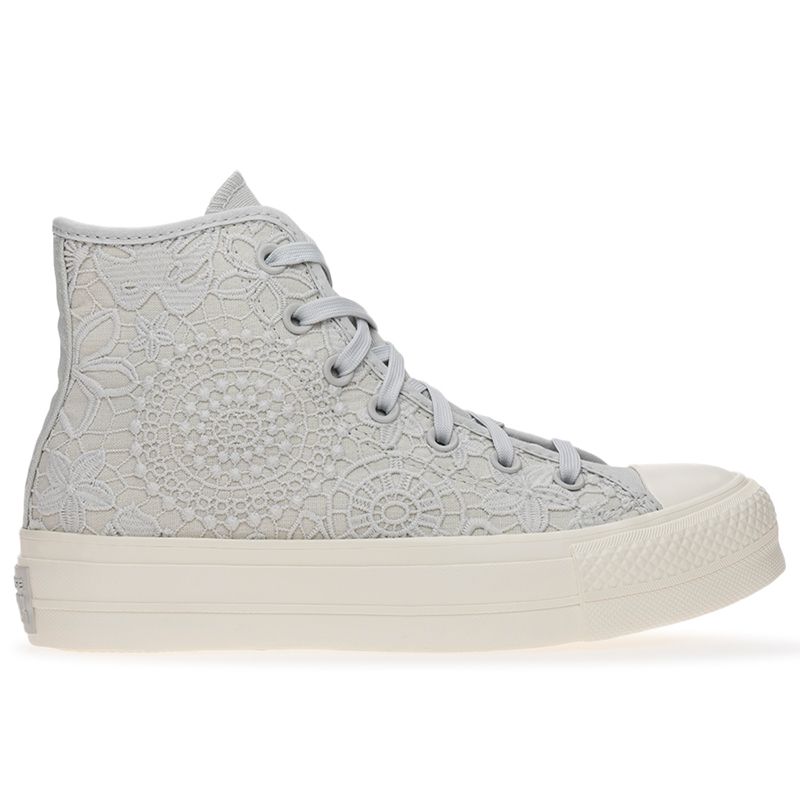 Buty Converse Chuck Taylor All Star Lift Platform Butterflies A07538C - szare