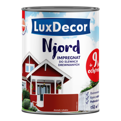 Impregnat do elewacji drewnianych Njord domek rybaka 0,75 l LuxDecor