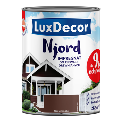 Impregnat do elewacji drewnianych Njord łódź Wikingów 0,75 l LuxDecor
