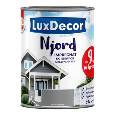 Impregnat do elewacji drewnianych Njord skalisty brzeg 0,75 l LuxDecor