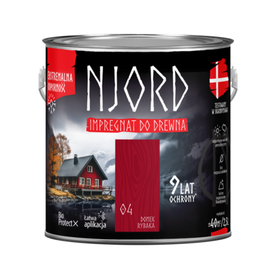 Impregnat do elewacji drewnianych Njord domek rybaka 2,5 l LuxDecor