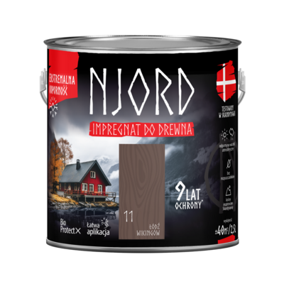 Impregnat do elewacji drewnianych Njord łódź Wikingów 2,5 l LuxDecor