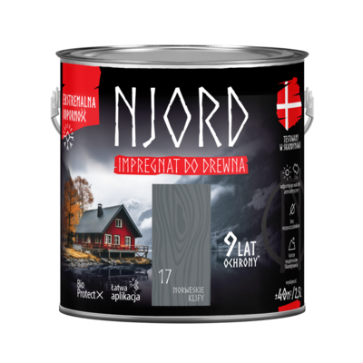 Impregnat do elewacji drewnianych Njord norweskie klify 2,5 l LuxDecor