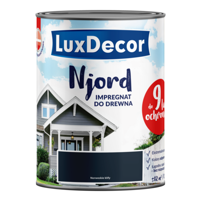Impregnat do elewacji drewnianych Njord norweskie klify 0,75 l LuxDecor