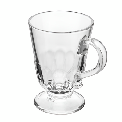Kubek na stopce SIENA pawie pióro 320 ml