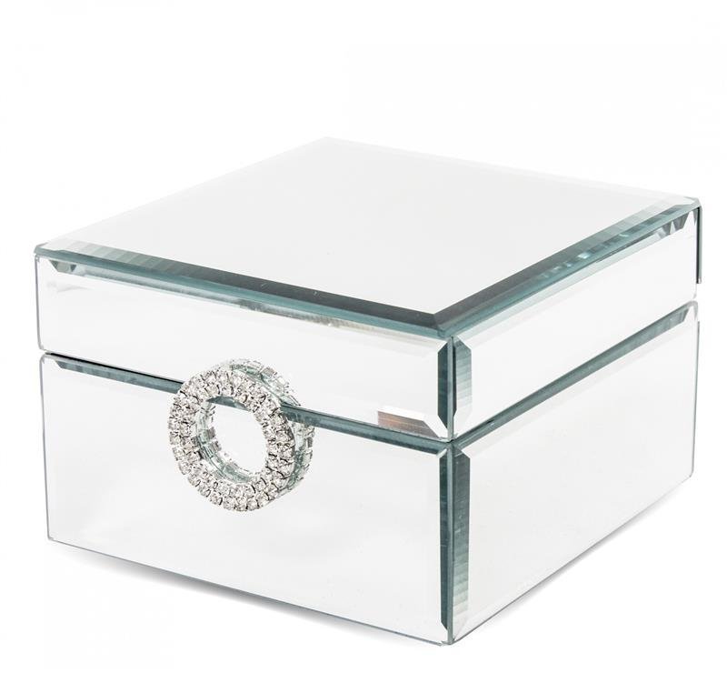 Szkatułka Lustrzana Srebrna