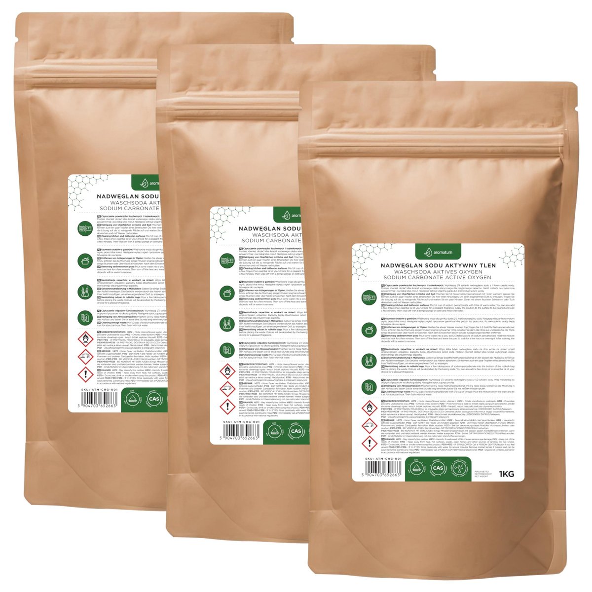 Aktywny tlen do prania czyszczenia osadów basenu kuchni łazienki w proszku