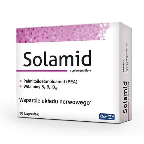 Suplement diety, Solinea, Solamid wsparcie układu nerwowego, 30 kapsułek
