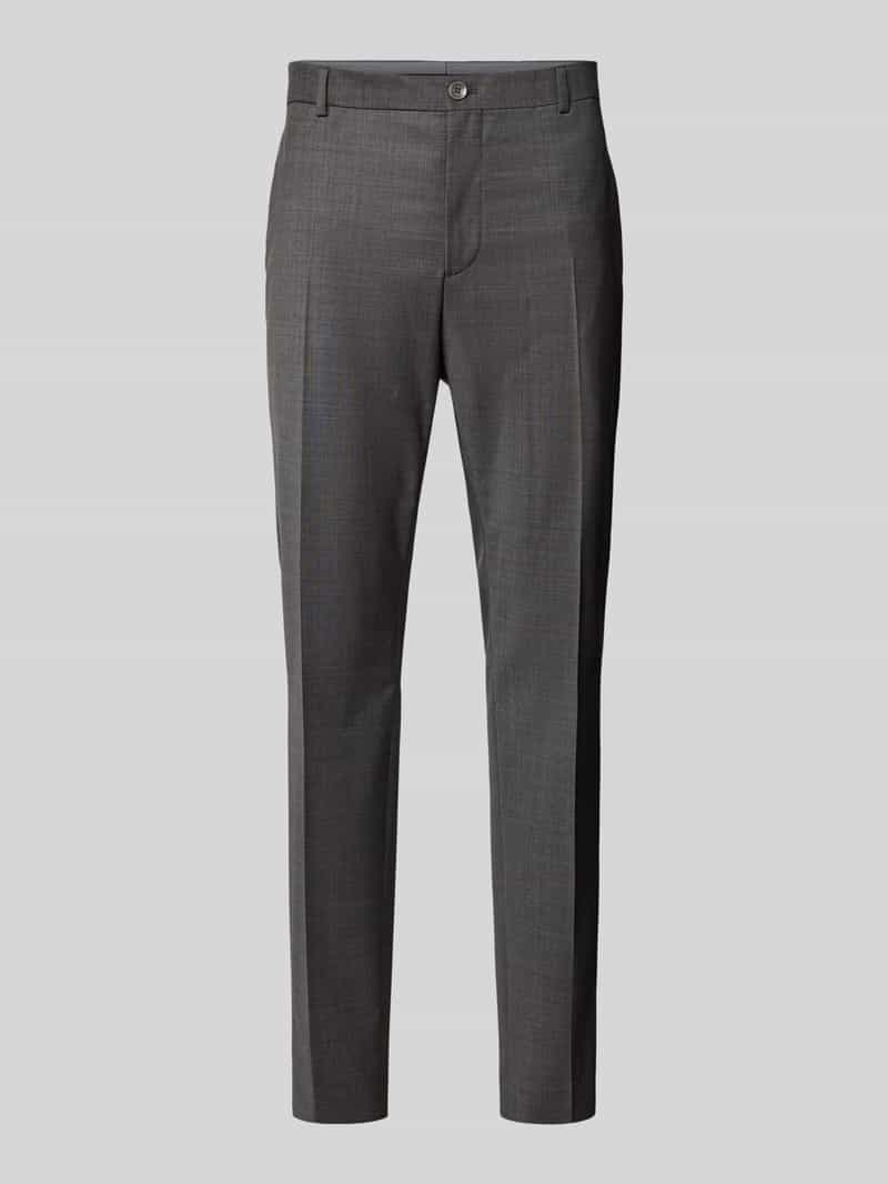 Spodnie o kroju slim fit z kantem