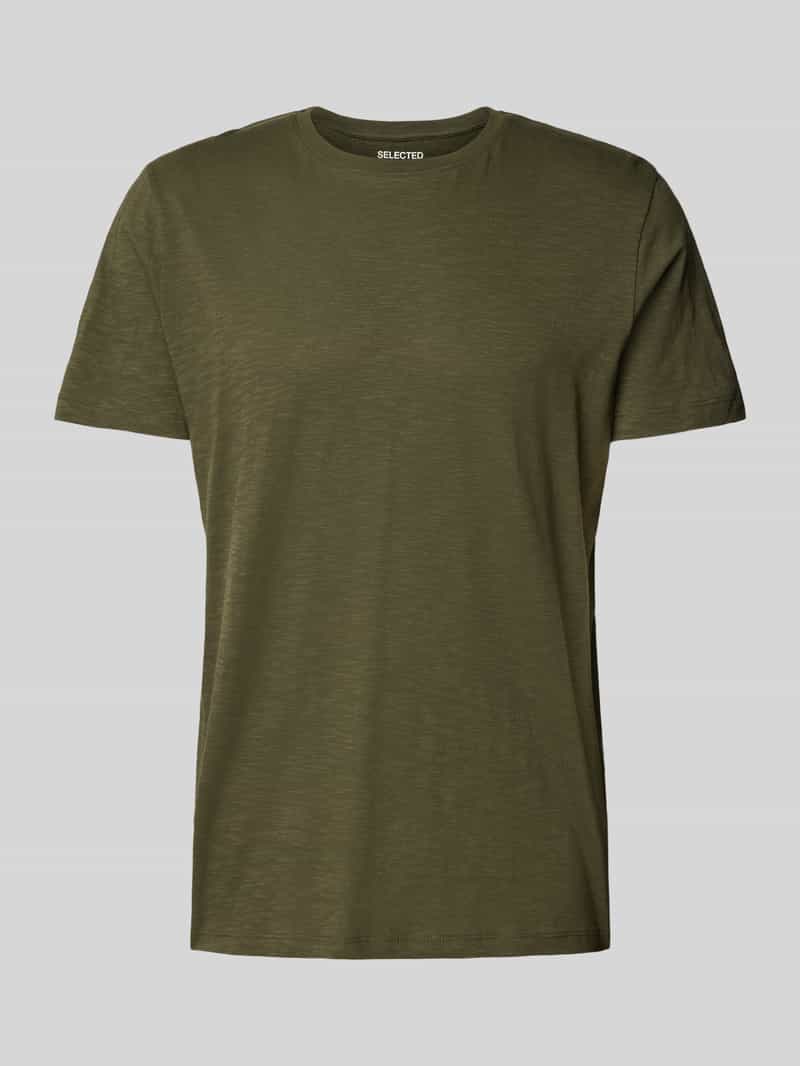 T-shirt z okrągłym dekoltem model ‘ASPEN’