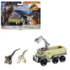 Matchbox Jurassic World Transporter z Welocirapto - Mattel