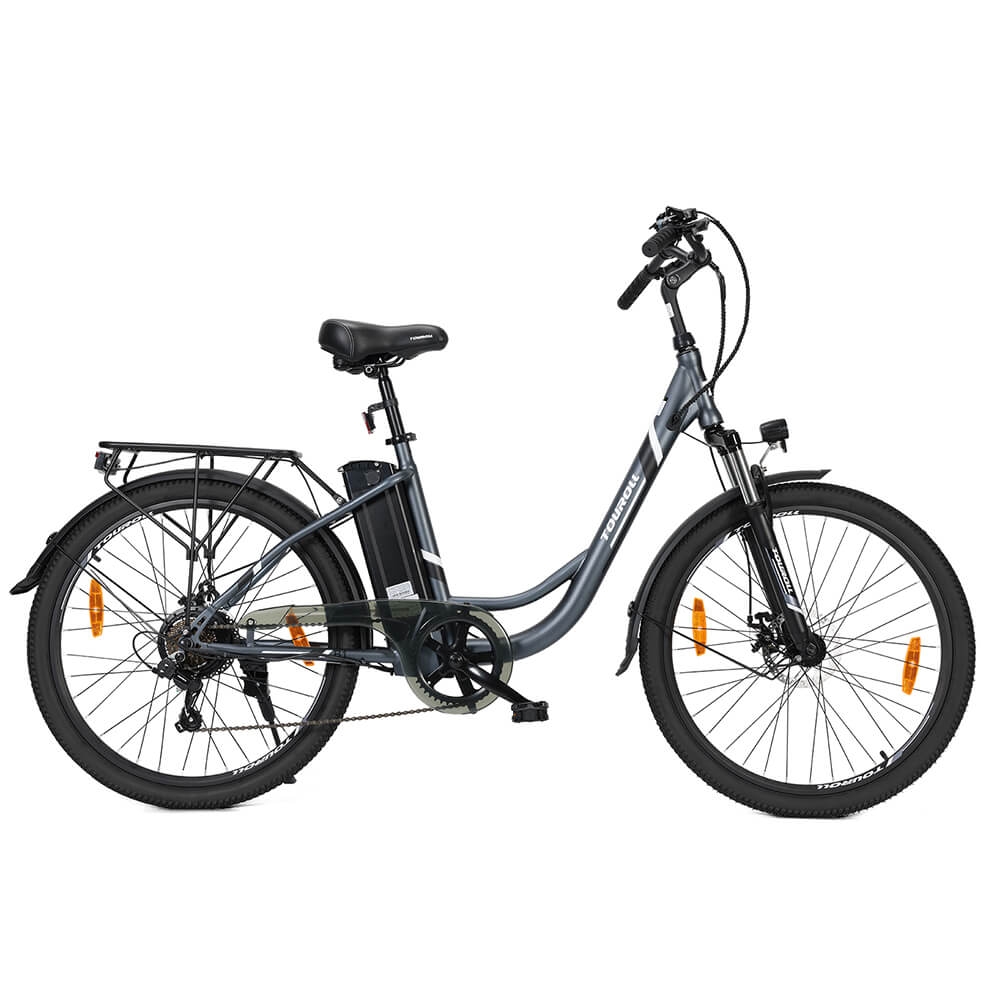 Elektryczny Rower Miejski Touroll B1, Silnik 250W, Moment Obrotowy 45Nm, Bateria 36V 15,6Ah, Maks. Prędkość 25km/h