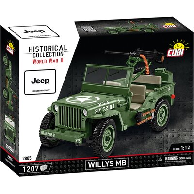 Cobi, Jeep Willys MB COBI-2805, zielony, 1 207 kl.